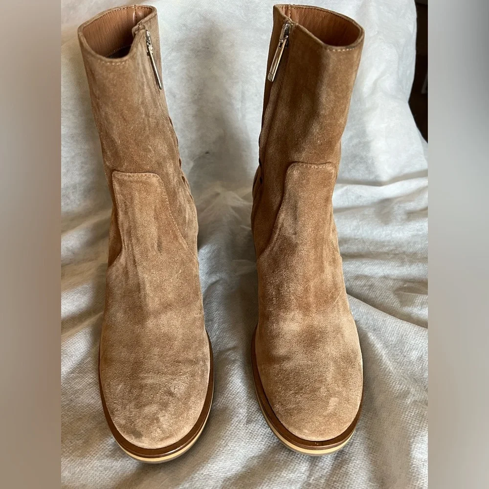 Aquatalia suede ankle